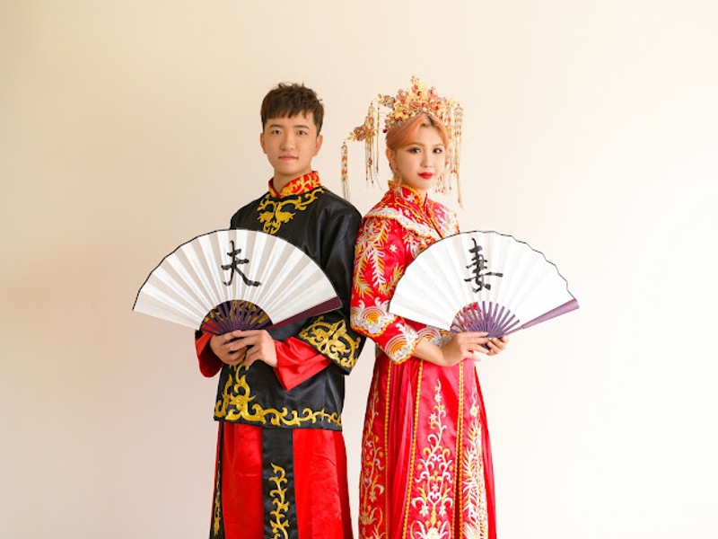 拍 婚紗 照 推薦 比堤婚紗 推薦客人：Mr. Lee＆Mrs. Chang 中式禮服