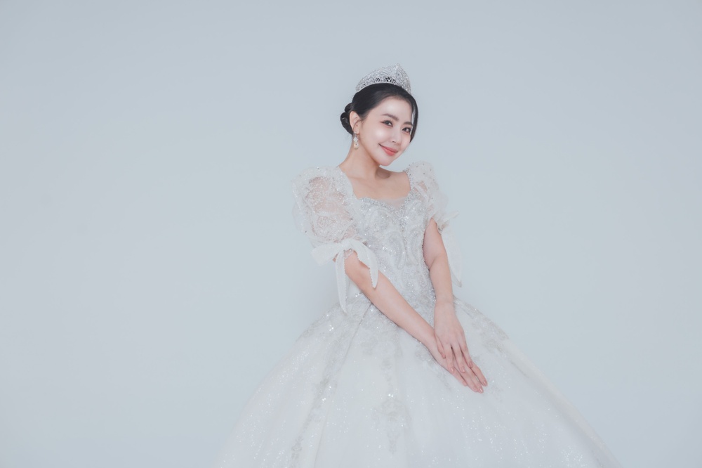 新娘頭飾中的皇冠