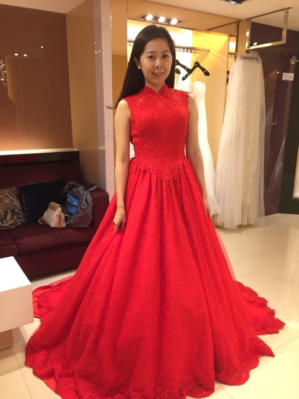 婚紗美照 推薦 比堤婚紗 推薦新人：Wei-Lun＆雅芳 紅色晚禮服