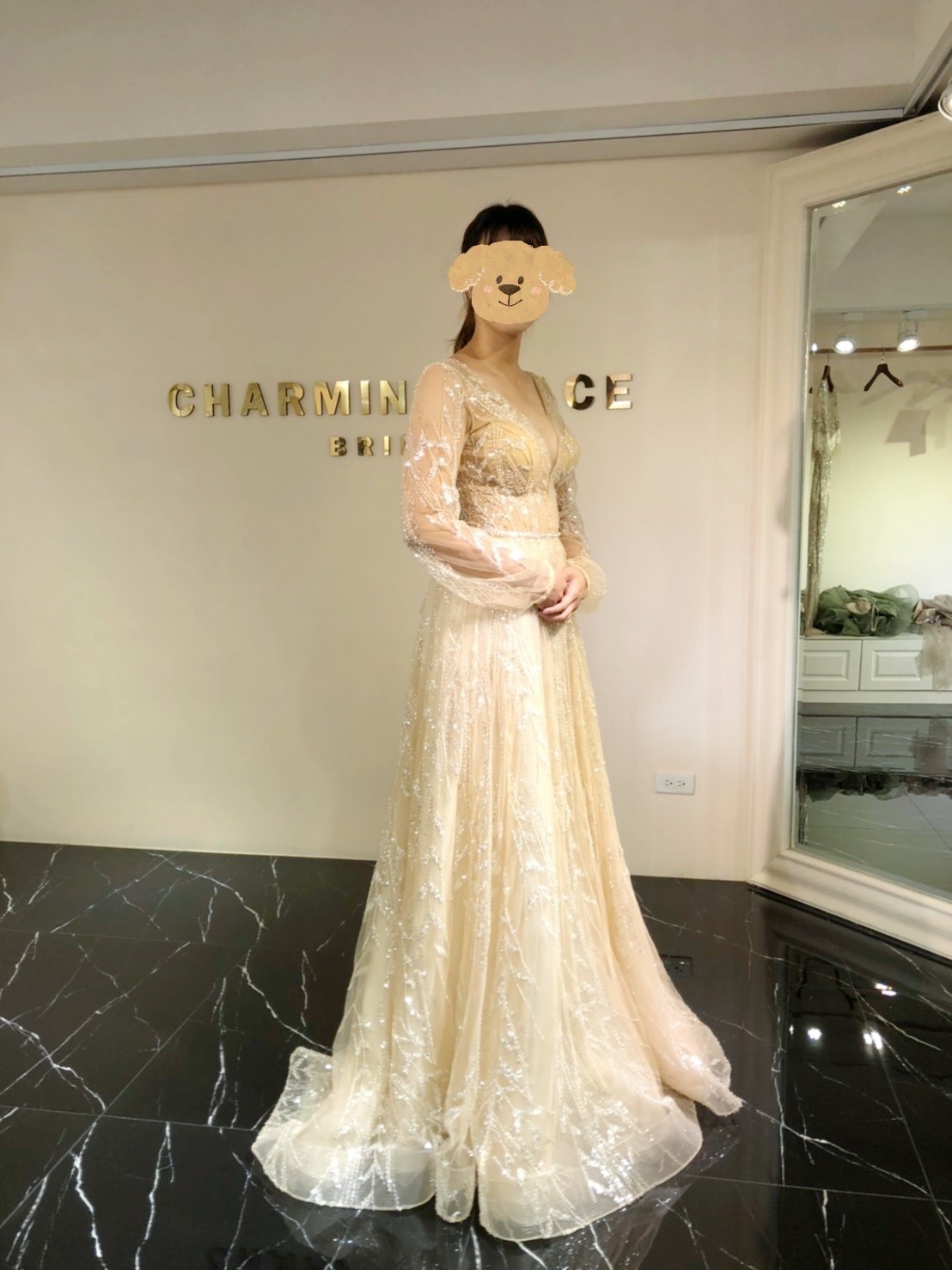 Charming.Lace迷人的訂製手工婚紗 試穿心得-婚禮廠商評價