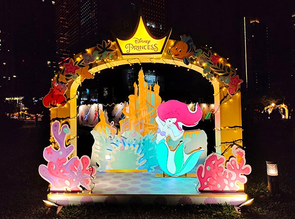 2020年新北耶誕城-迪士尼公主 小美人魚裝置藝術