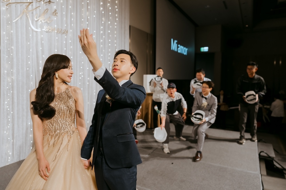 婚禮遊戲 愛情工地帽