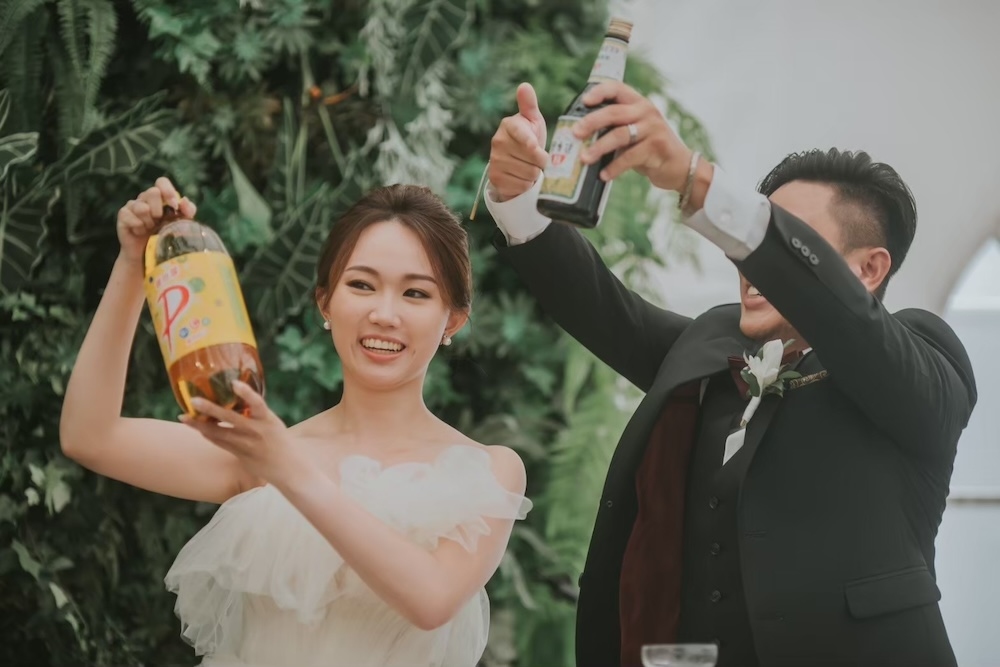 婚禮遊戲 倒香檳塔