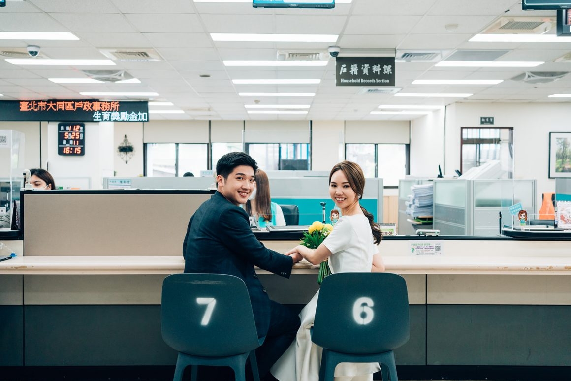 「臨櫃」登記結婚注意事項