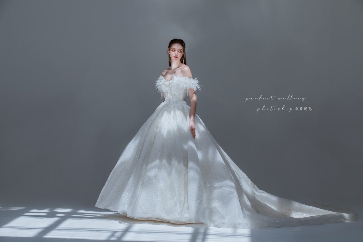 細閃材質婚紗