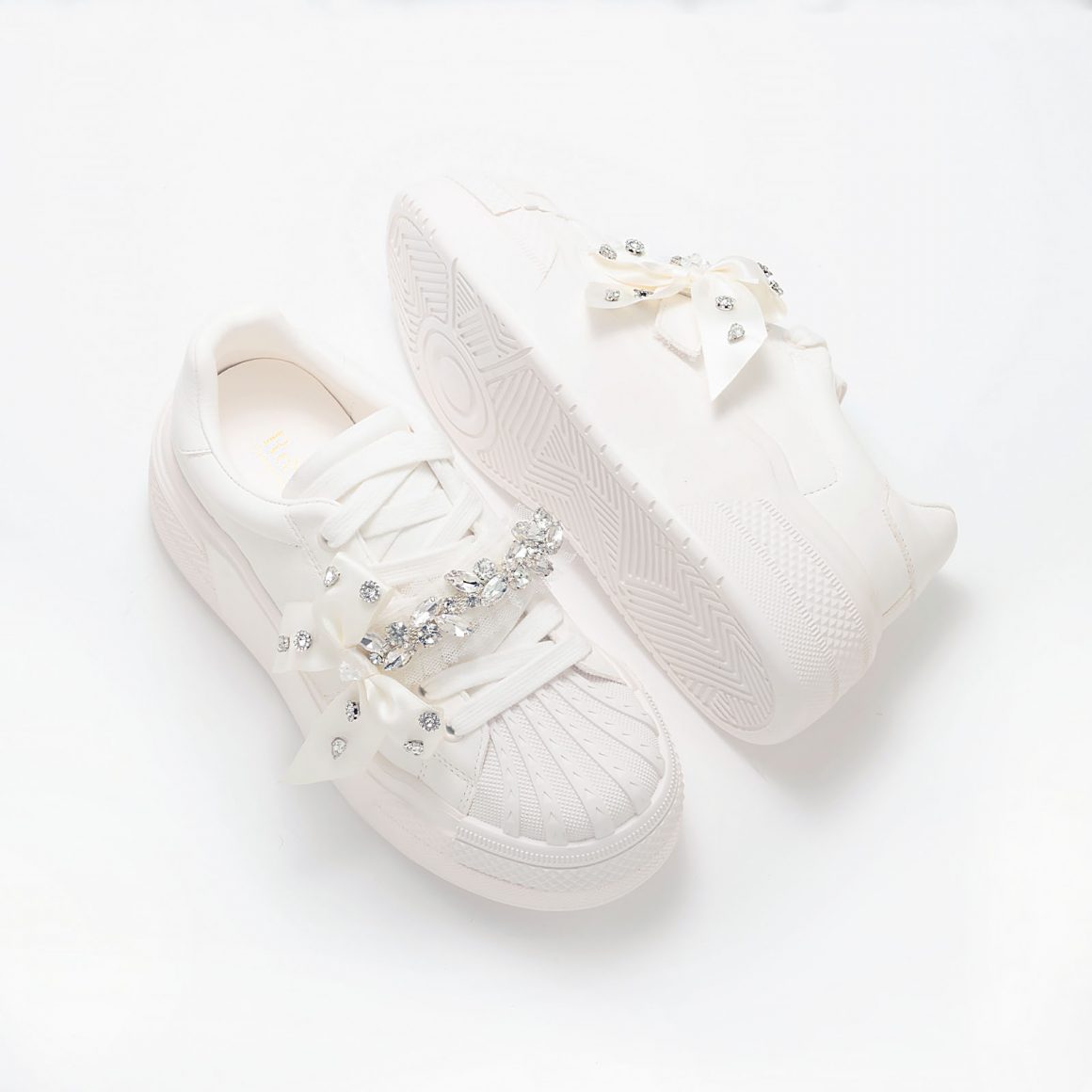 ReSarah-平底婚鞋-水晶貝殼