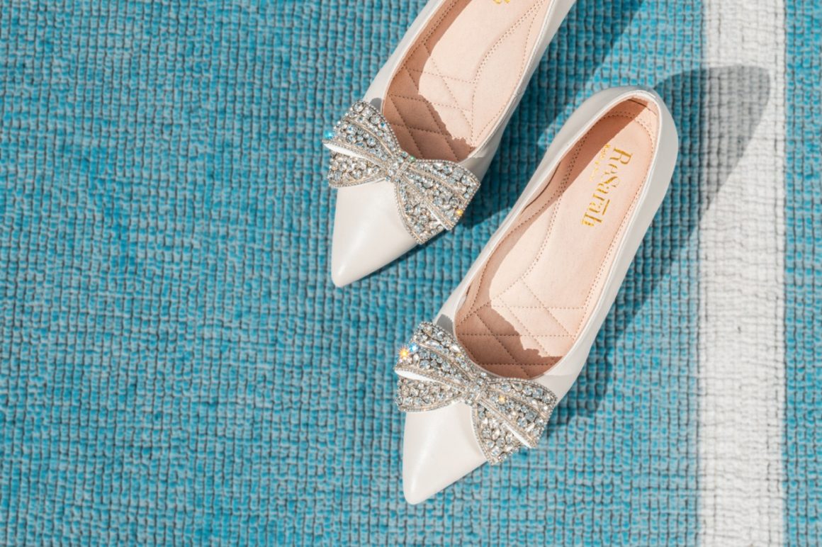 ReSarah-平底婚鞋 蝴蝶結