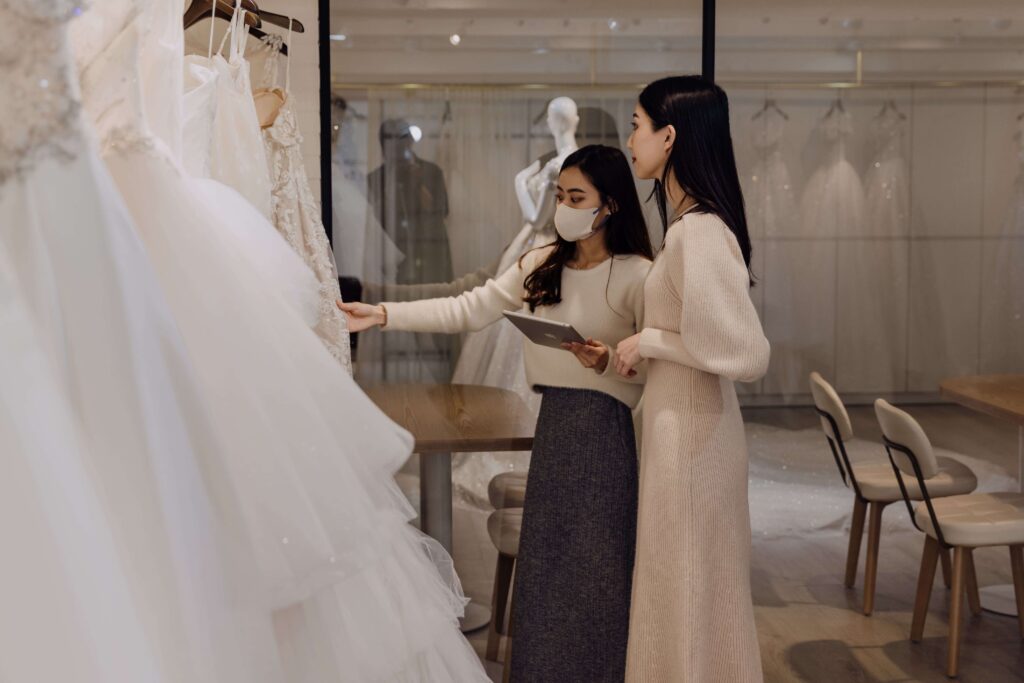 試穿婚紗 人數