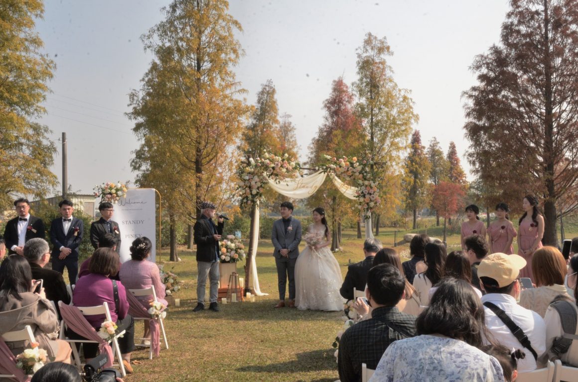 落羽松婚禮 南科贊美