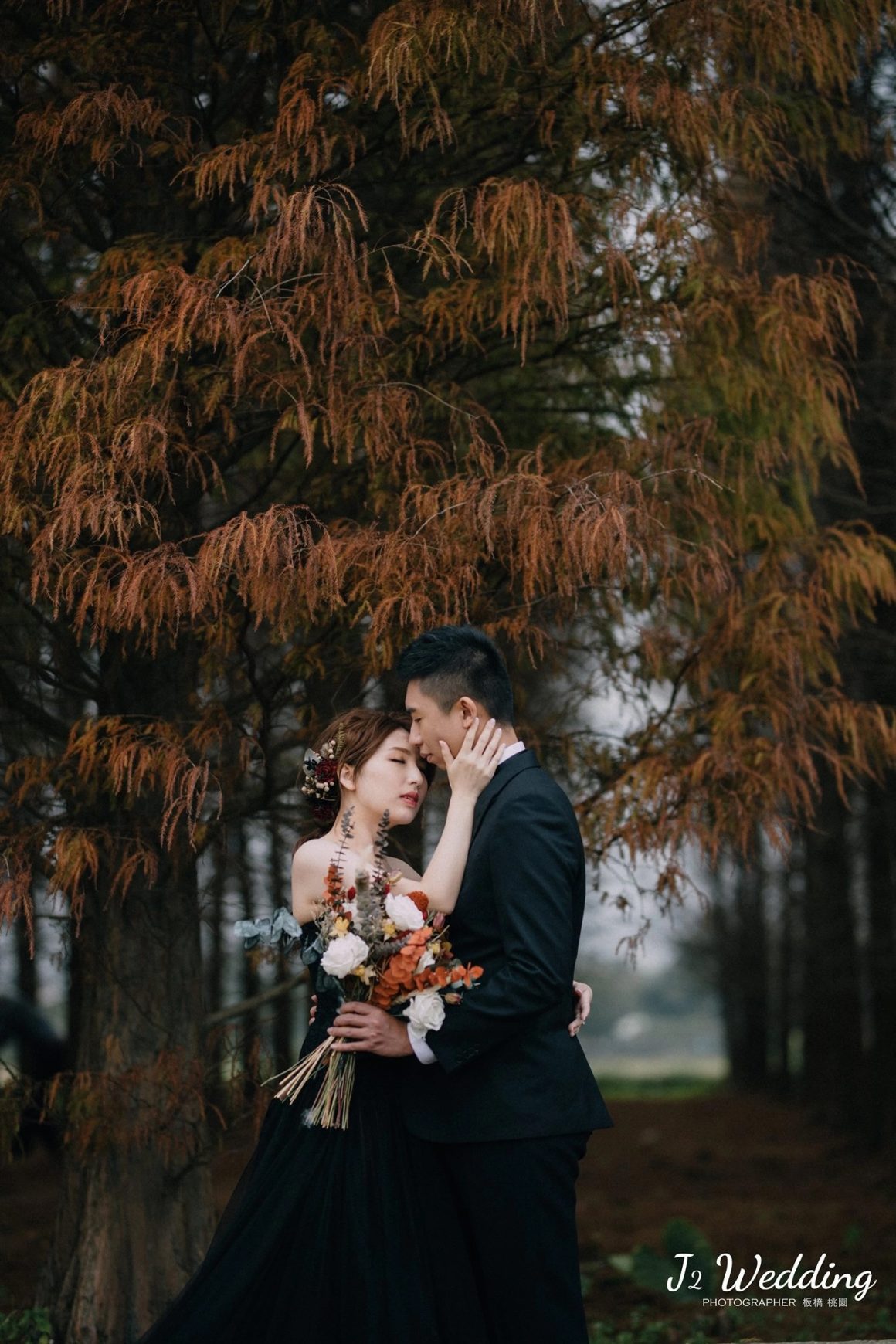 落羽松婚紗 道具