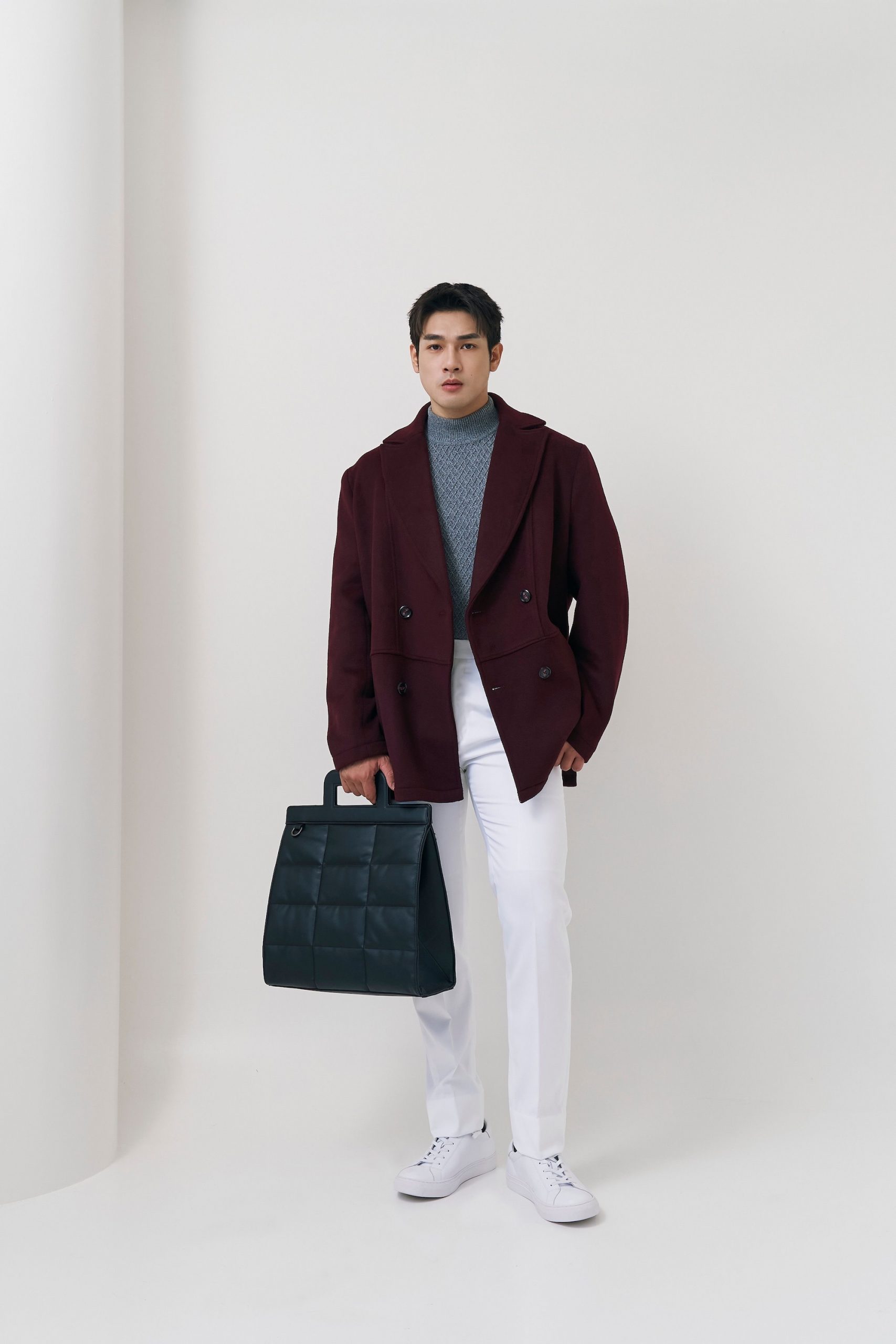 iSuit 酒紅色西裝