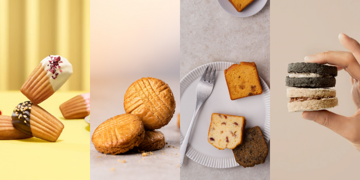 西式喜餅糕點品項:費南雪、布列塔尼、磅蛋糕、達克瓦茲