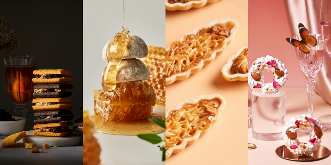 伊莎貝爾:沙布列、詩特莉:雪球餅乾、伊莎貝爾::佛羅倫丁、Bloom 花神法式喜餅:馬林糖