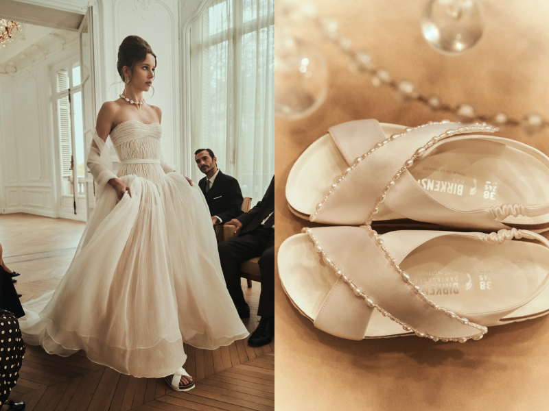 圖/ BIRKENSTOCK X Danielle Frankel 婚鞋