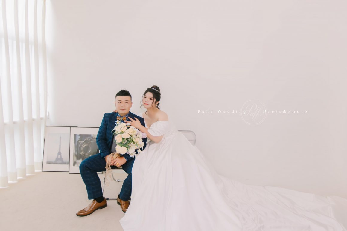 棉花糖女孩婚紗