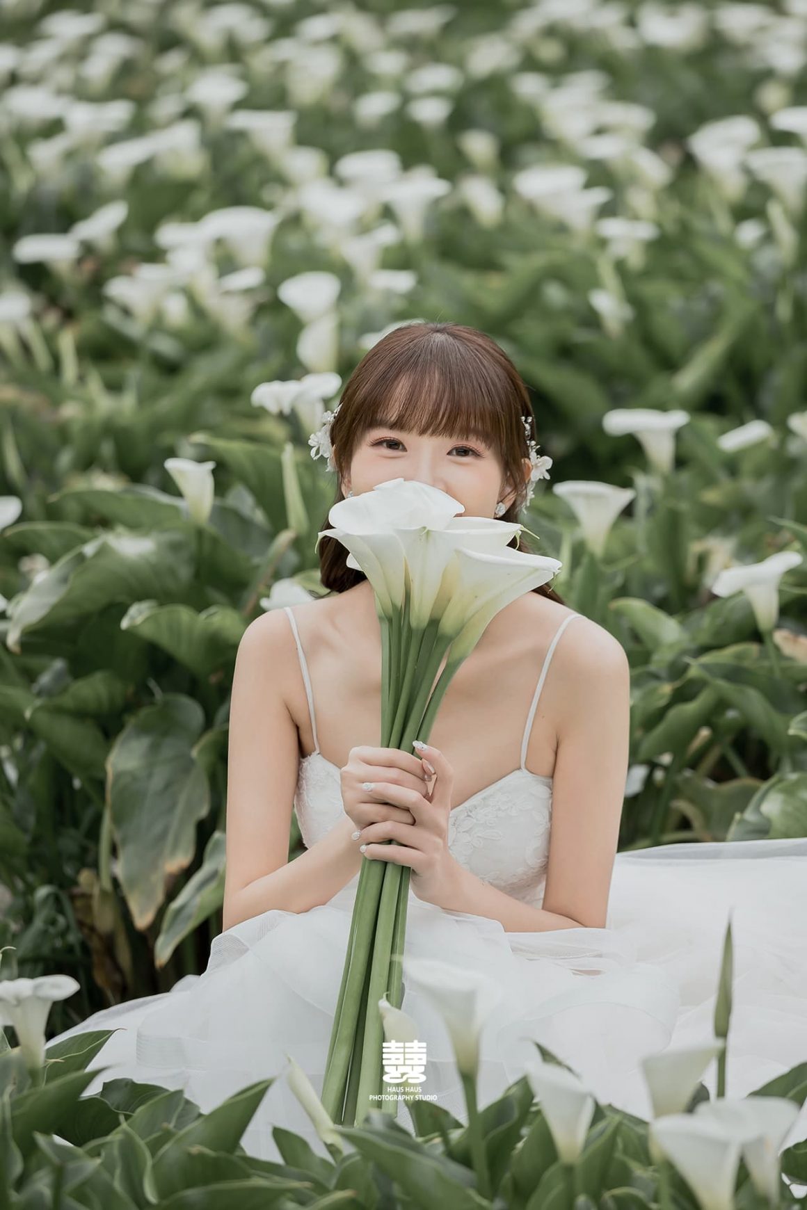 春天海芋婚紗照、外景婚紗